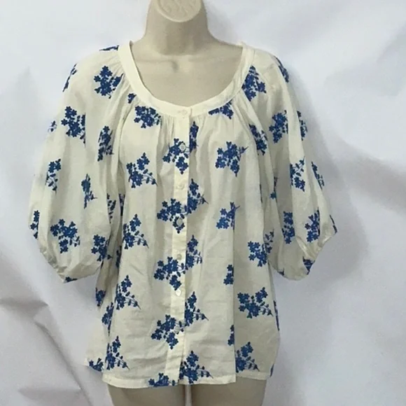 Karen Kane, Peasant Blouse, Size L - Picture 3 of 7